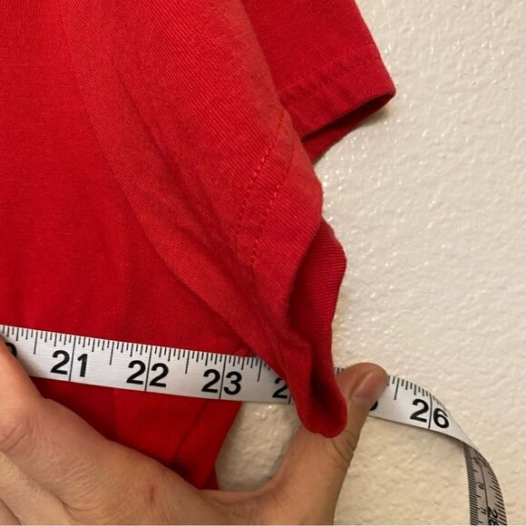 Disney Parks red Mickey and Minnie metal stud stars short sleeve plus t shirt 1X - Picture 8 of 11